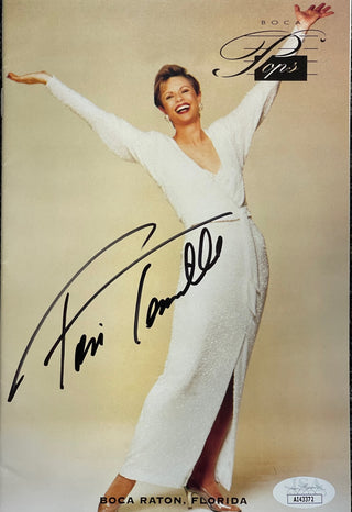 Toni Tennille Autographed Boca Pop's Celebrity Program (JSA)