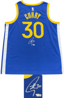 Stephen Curry Autographed Golden State Warriors Authentic Swingman Jersey (Fanatics)