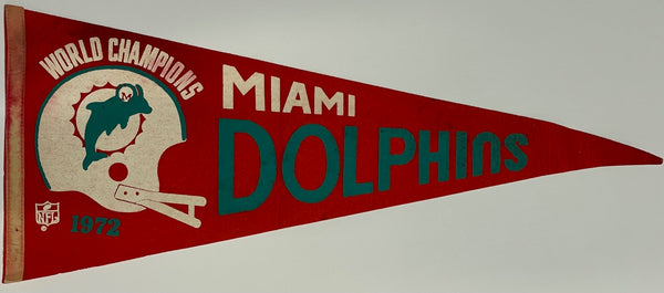 Miami Dolphins Vintage World Champions 1972 Pennant