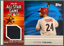 Chris Young 2010 Topps All Star Game Jersey Card