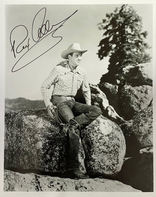 Rex Allen Autographed 8x10 Celebrity Photo