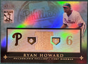 Ryan Howard 2010 Topps Tribute Game Used Bat Card 62/75