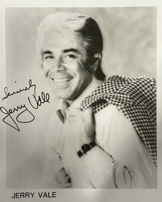 Jerry Vale Autographed 8x10 Celebrity Photo