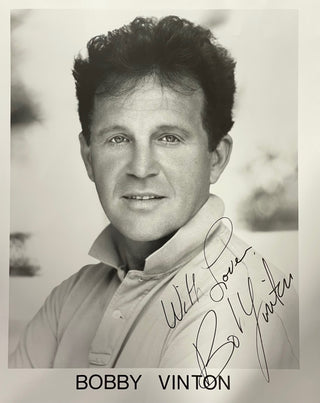 Bobby Vinton Autographed 8x10 Celebrity Photo