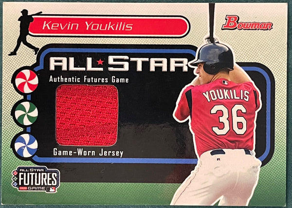 Kevin Youkilis 2004 Bowman Game Used Jersey Card