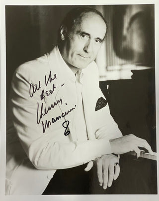 Henry Mancini Autographed 8x10 Celebrity Photo
