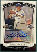 Yovani Gallardo Autographed 2010 Topps Finest Card