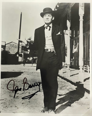 Gene Barry Autographed 8x10 Celebrity Photo