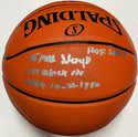 Earl Lloyd Autographed Spalding Indoor/Outdoor Basketball