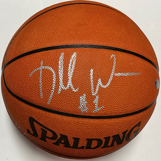 Dorell Wright Autographed Leather Basketball