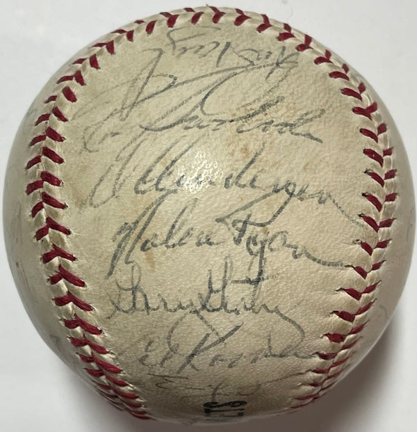 1970 New York Mets Team Signed Baseball