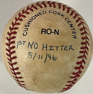 Al Leiter Charles Johnson Autographed National League Baseball