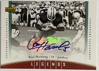 Paul Hornung Autographed 2006 Upper Deck Legends Card