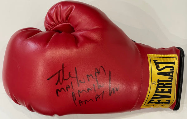 Hector Camacho Autographed Red Everlast Left Boxing Glove