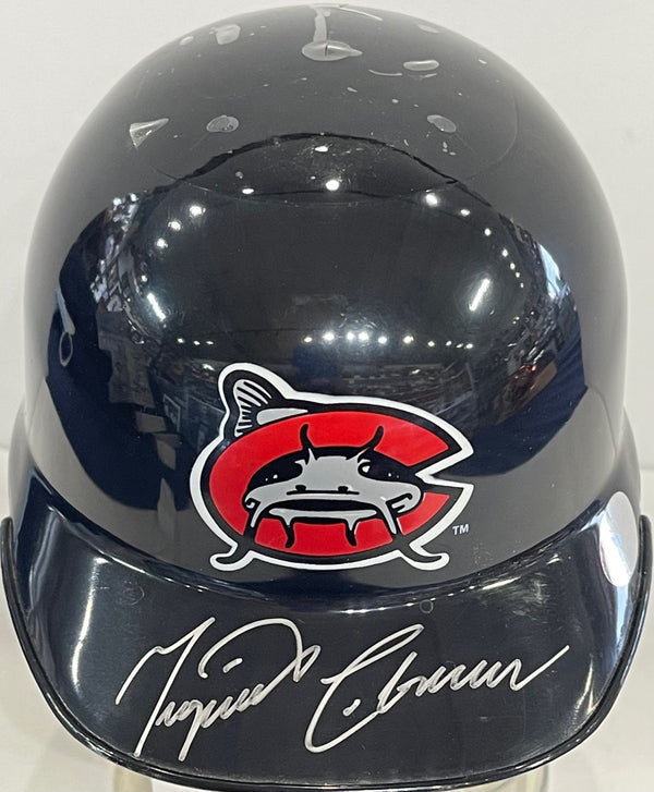 Miguel Cabrera Autographed Carolina Mudcats Mini Helmet (Just Minors)
