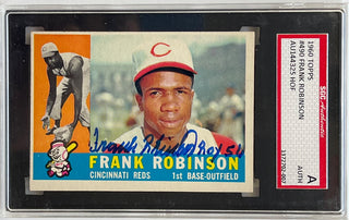 Frank Robinson Autographed 1960 Topps Card #490 (SGC)