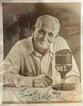 Gabriel Heatter American Radio Commentator Autographed 8x10 Photo (JSA)