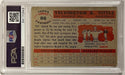 Y. A. Tittle autographed 1956 Topps Card #86 (PSA)