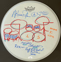 Artimus Pyle Autographed 14" Remo Drum Head (JSA)