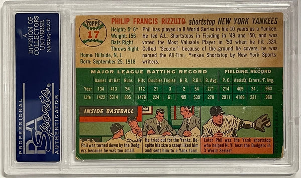 1954 Topps Phil Rizzuto #17