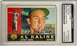 Al Kaline Autographed 1960 Topps Card #50 (PSA)
