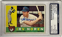 Irv Noren Autographed 1960 Topps Card #433 (PSA)