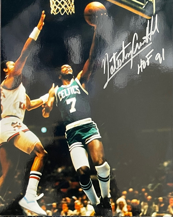 Nate Archibald Autographed Boston Celtics 8x10 Photo
