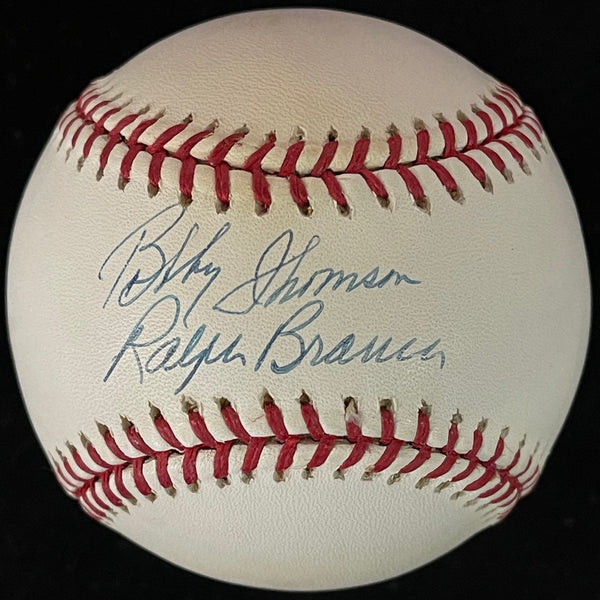 Ralph Branca & Bobby Thomson Autographed Official Major League Baseball