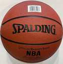 K. C. Jones Autographed Spalding Medium Size Mini Basketball