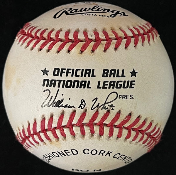 Eddie Mathews Autographed Official Major League Baseball