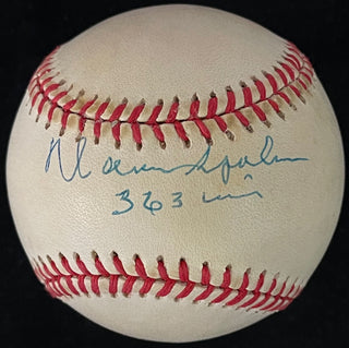 Warren Spahn Autographed Official Major League Baseball