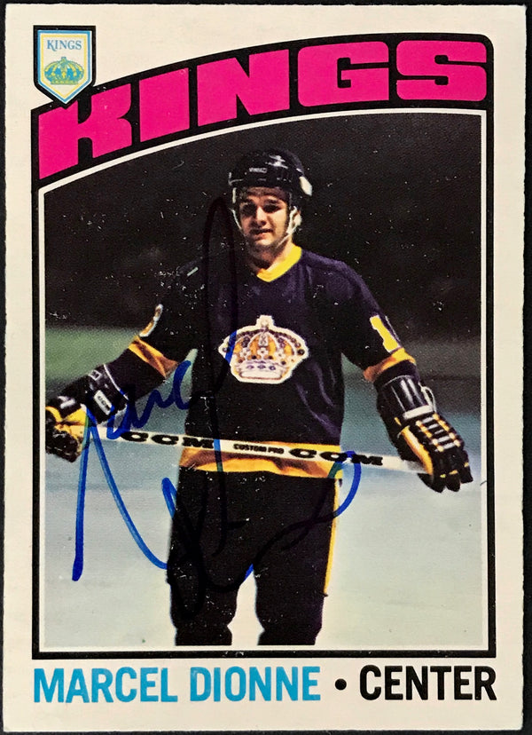 Marcel Dionne Autographed 1976-77 O-Pee-Chee Card No#91