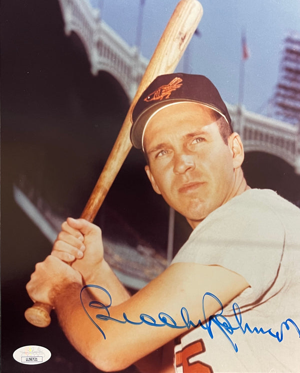 Brooks Robinson Autographed 8x10 Baseball Photo (JSA)