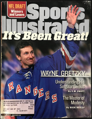 Wayne Gretzky Unsigned Sports Illustrated Magazine April 26 1999