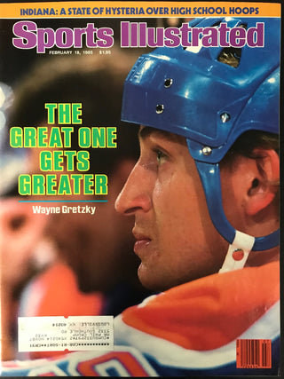 Wayne Gretzky Unsigned Sports Illustrated Magazine February 18 1985