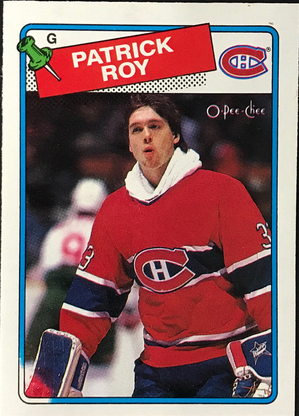 Patrick Roy Unsigned 1988-89 O-Pee-Chee Hockey Card #116