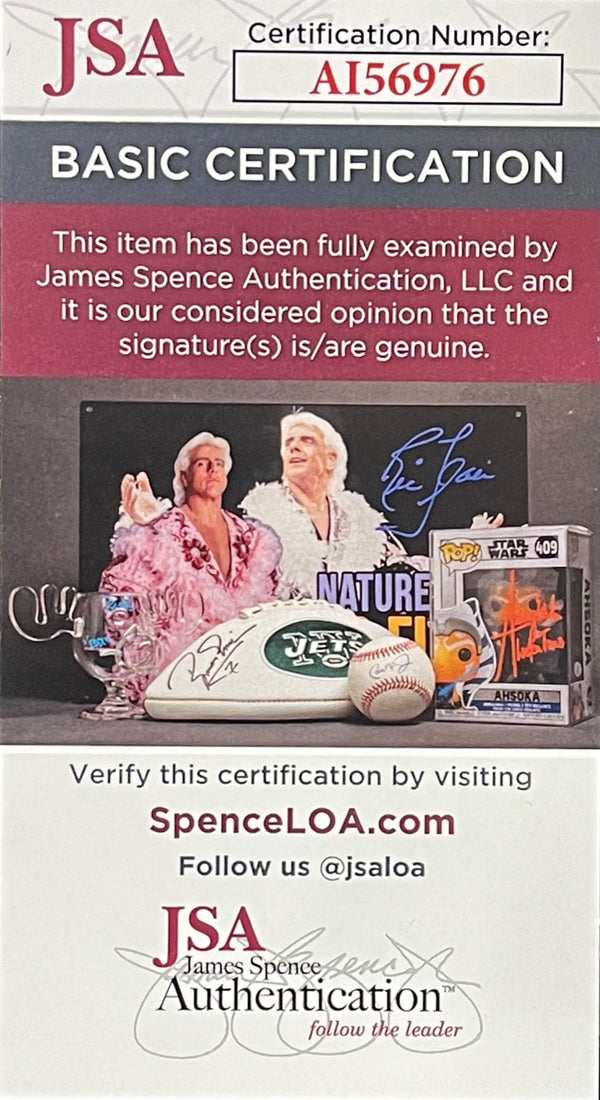 Pat Riley Autographed Spalding Basketball (JSA)