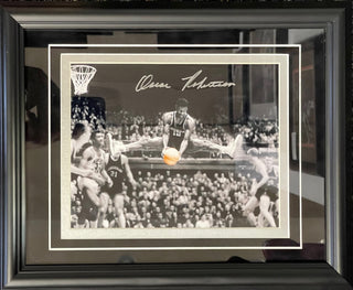 Oscar Robertson Autographed 8x10 Framed Basketball Photo