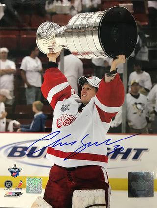 Chris Osgood Autographed 8x10 Photo Detroit Red Wings