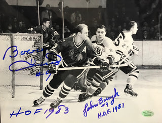 Bobby Hull & Johnny Bucyk Autographed 8x10 Photo