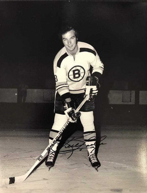 Ken Hodge Autographed 8x10 Photo Boston Bruins