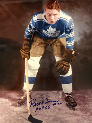 Red Horner Autographed 8x10 Photo Toronto Maple Leafs