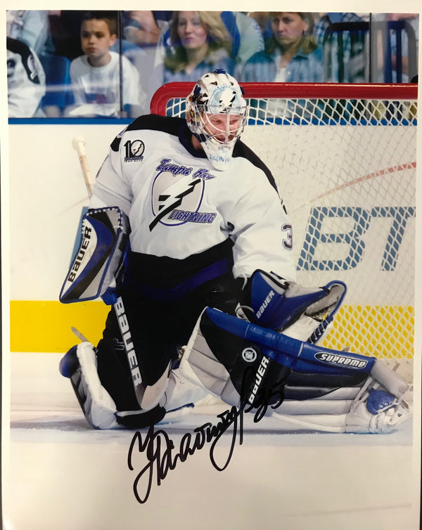 Nikolai Khabibulin Autographed 8x10 Photo Tampa Bay Lightning