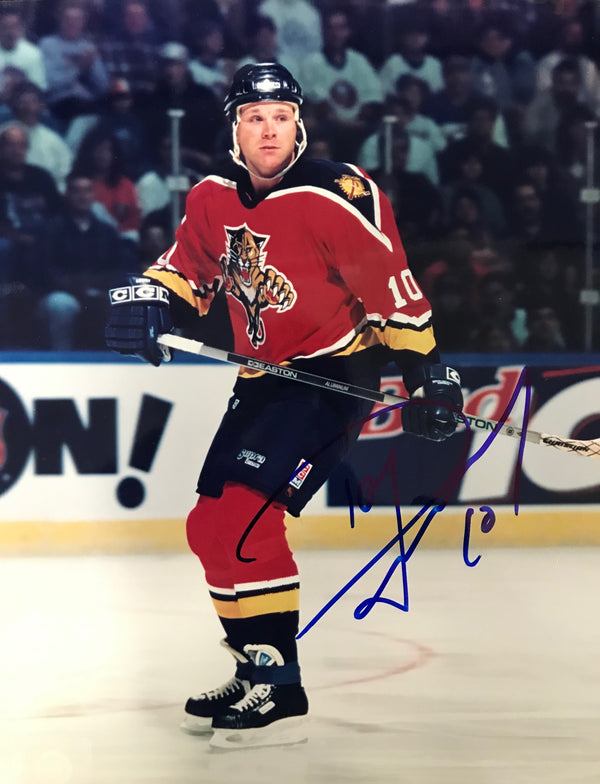 Dave Lowry Autographed 8x10 Photo Florida Panthers
