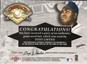 Tony Gwynn 2001 Fleer Platinum Game Used Bat Card