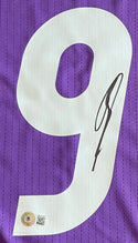 Karim Benzama Autographed Real Madrid Alternate Purple Kit (BVG)
