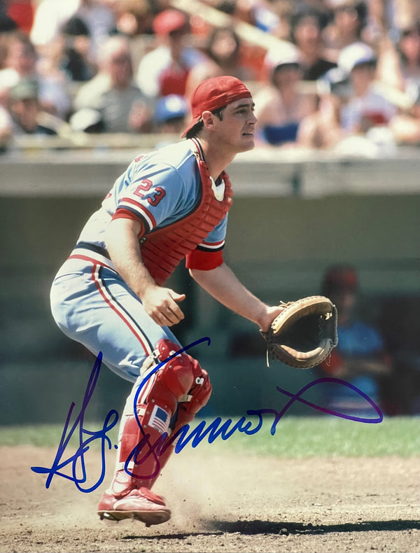 Ted Simmons Autographed 8x10 Photo St Louis Cardinals