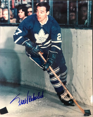 Frank Mahavolich Autographed 8x10 Photo Toronto Maple Leafs