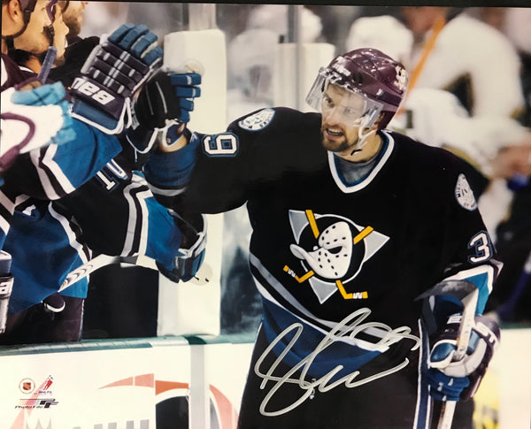 Petr Sykora Autographed 8x10 Photo Anaheim Mighty Ducks