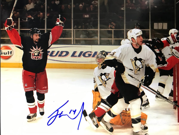 Jason Ward Autographed 8x10 Photo New York Rangers